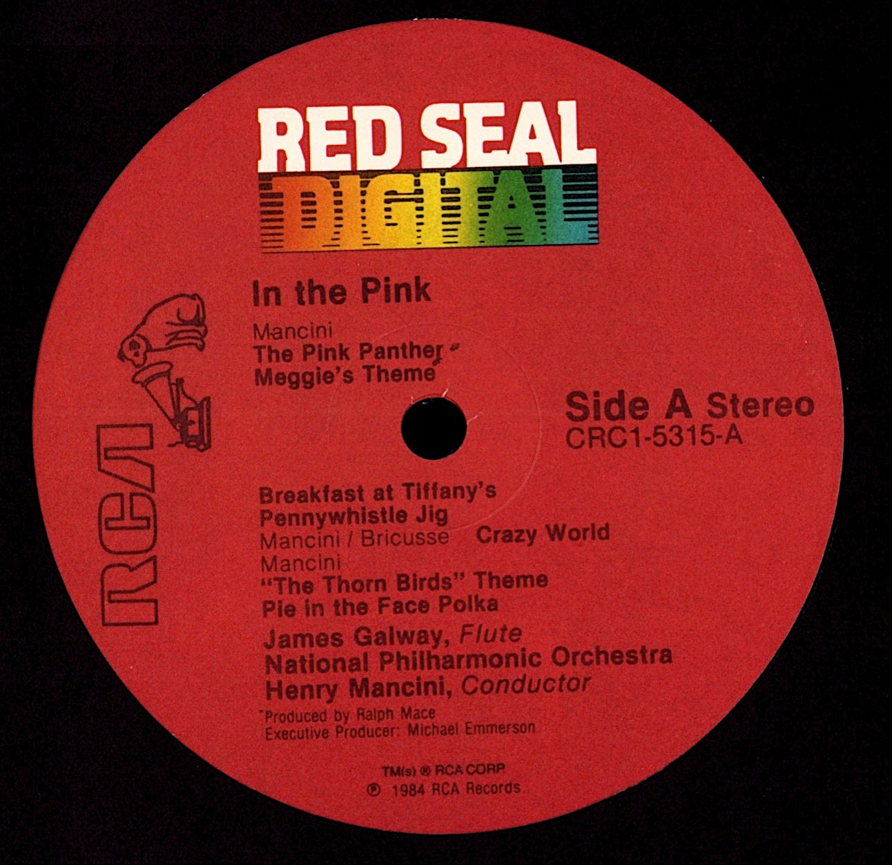James Galway & Henry Mancini – In The Pink Vinyl LP | US Original | 1984