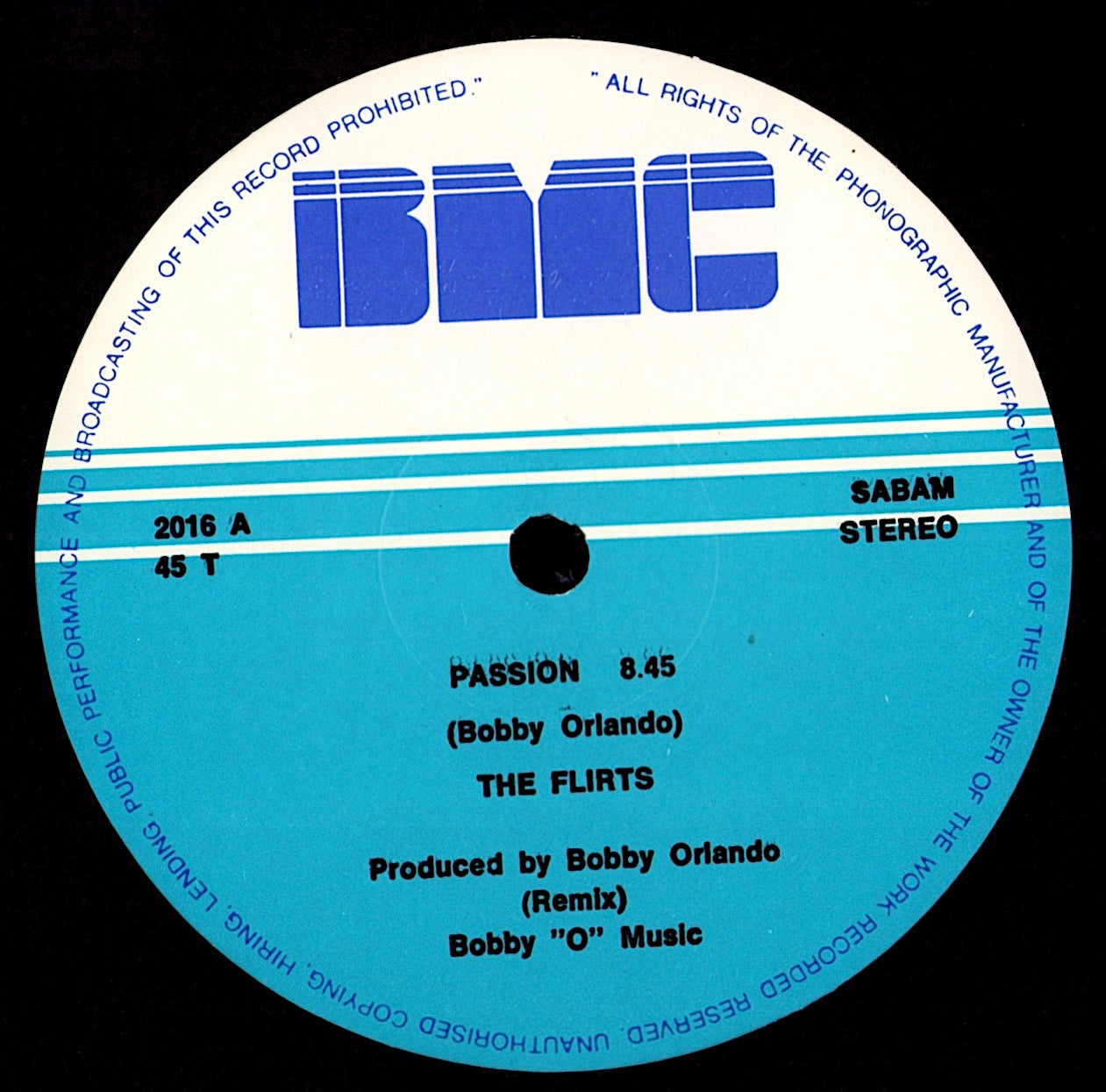 The Flirts – Passion Vinyl 12" | Belgium Original | 1982