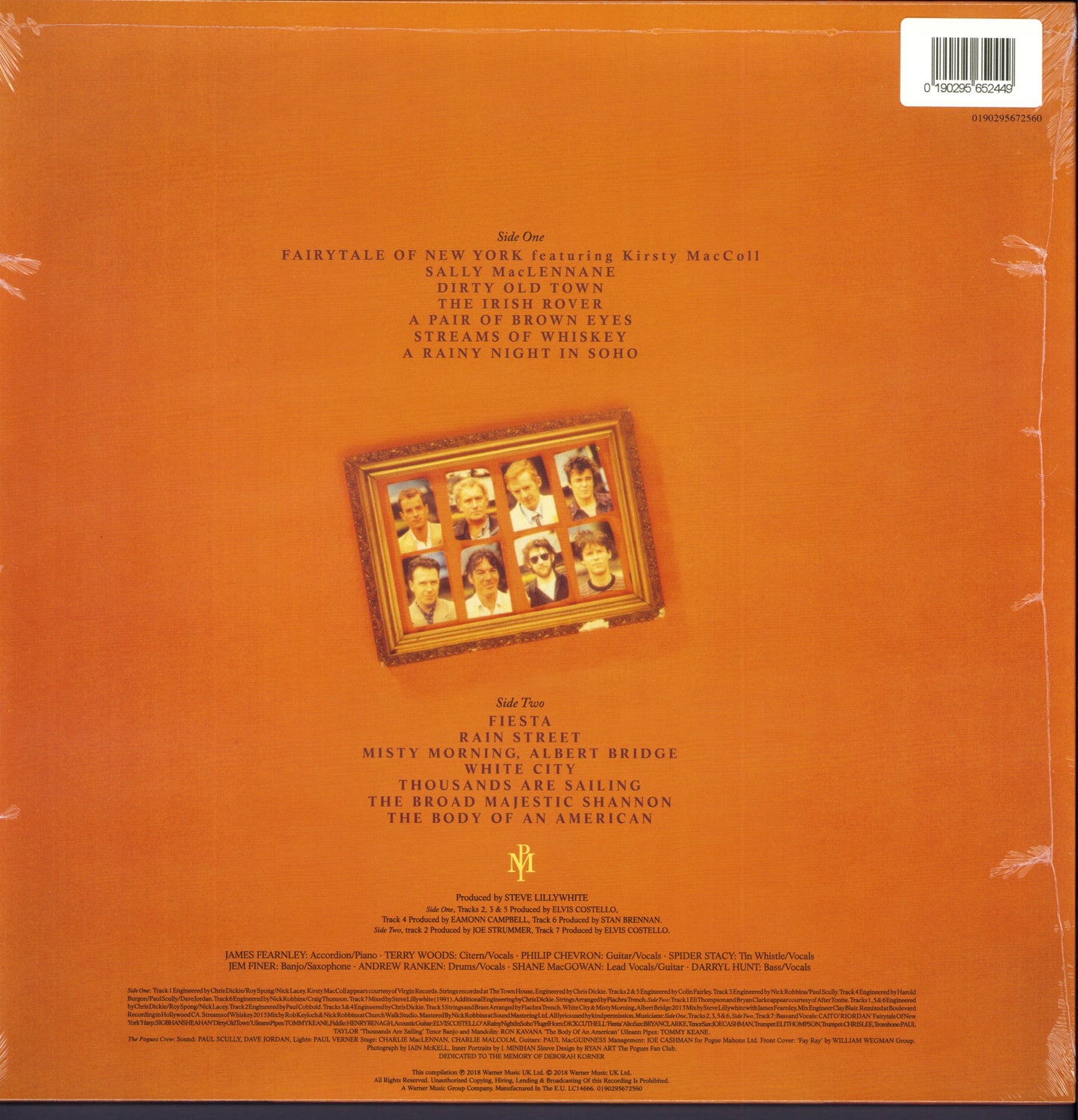 The Pogues – The Best Of The Pogues Orange Vinyl LP Limited Edition
