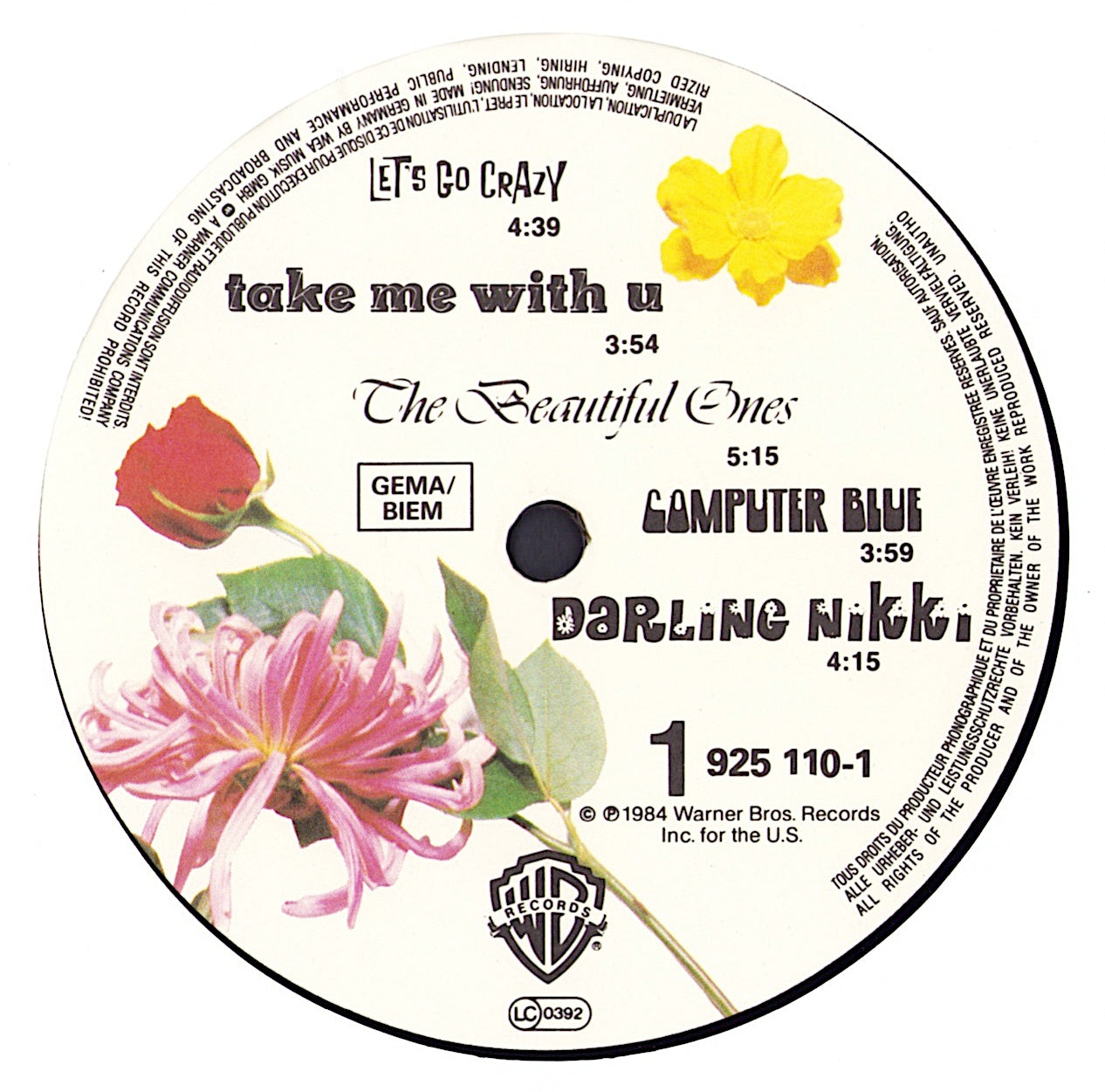 Prince And The Revolution - Purple Rain Vinyl LP