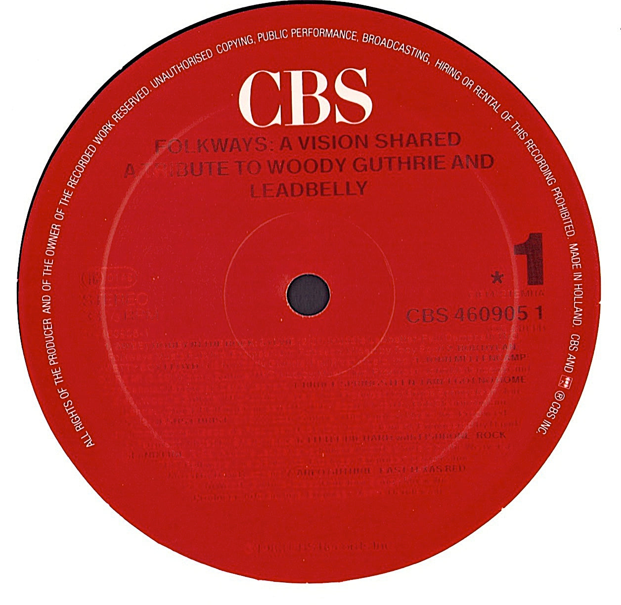 Folkways: A Vision Shared A Tribute To Woody Guthrie And Leadbelly Vinyl LP