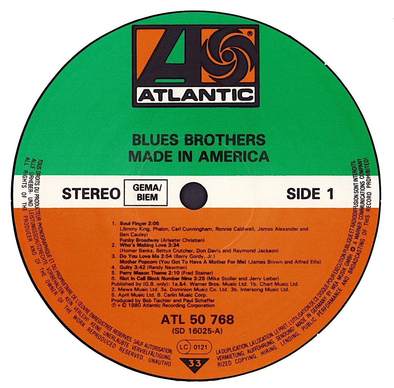 Blues Brothers - Made In America Vinyl LP Kopie