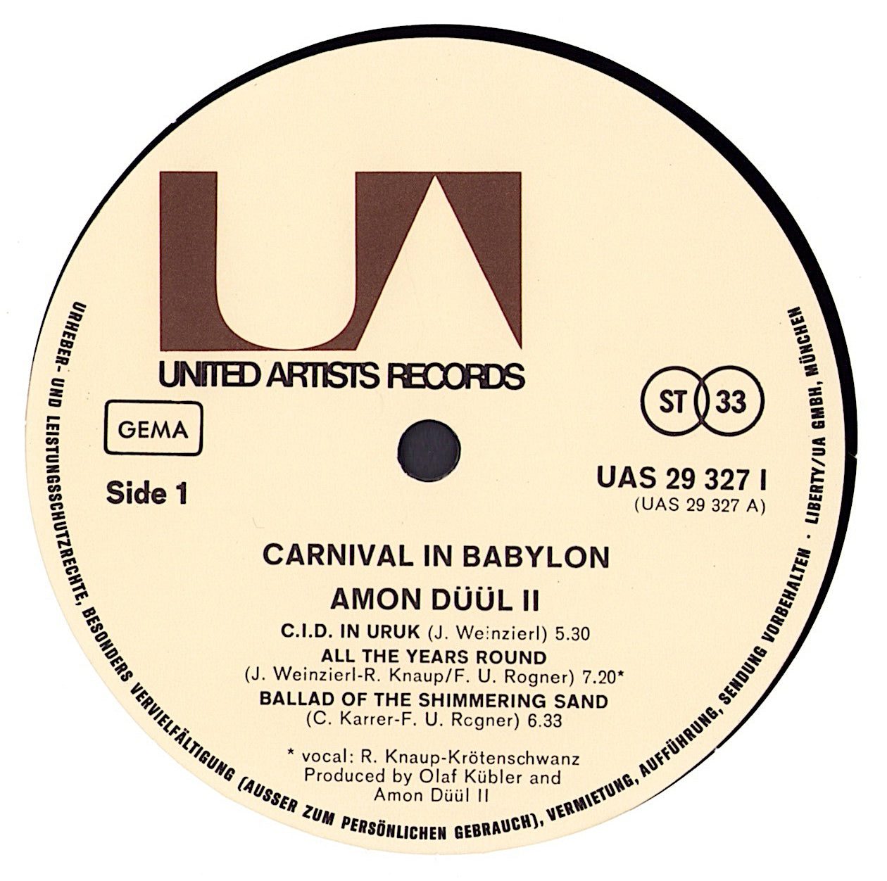 Amon Düül II - Carnival In Babylon Vinyl LP