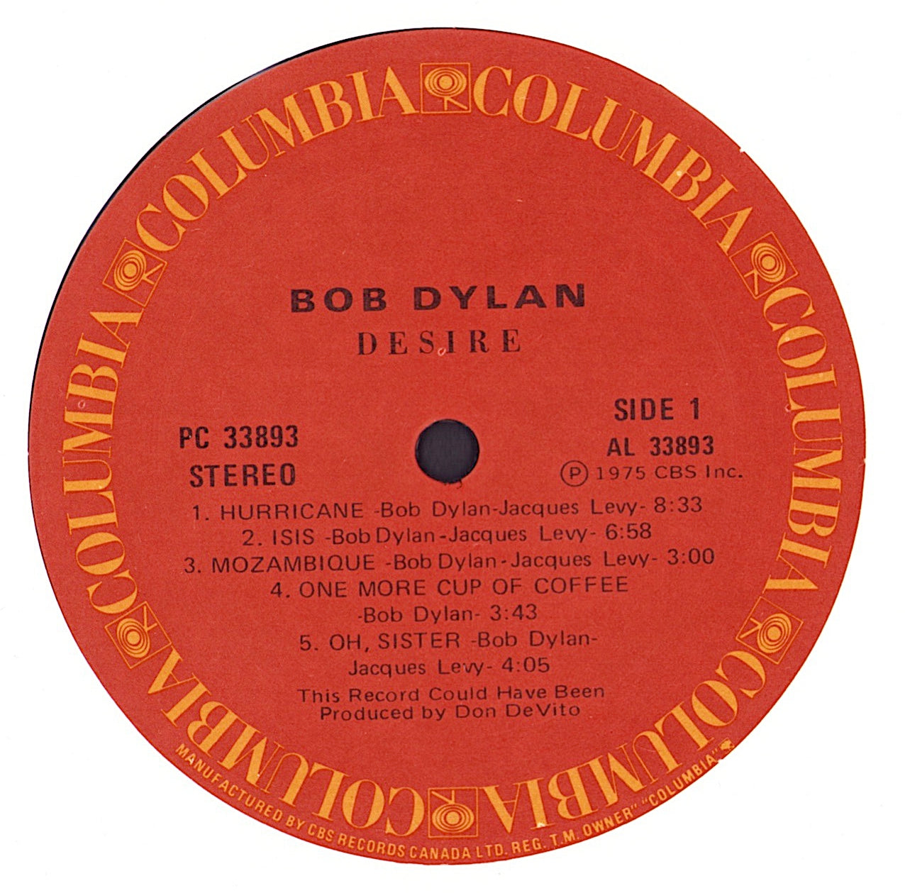 Bob Dylan - Desire