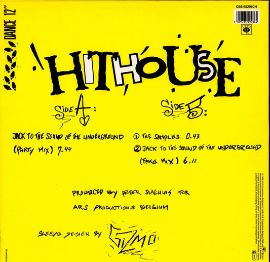Hithouse – Jack To The Sound Of The Underground Vinyl 12" | DE Original | 1988