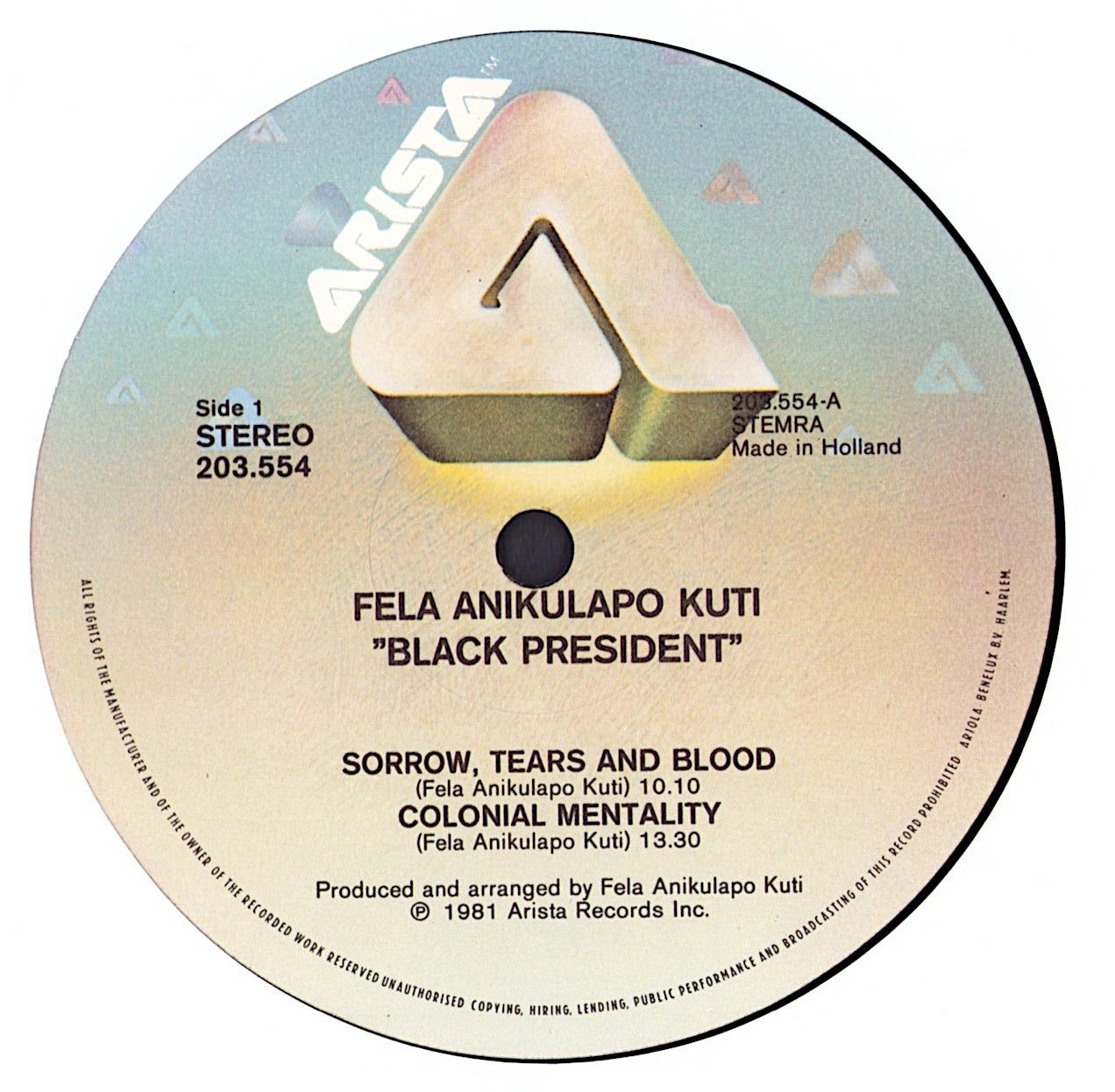 Felá Anikũlapo Kuti - Black President Vinyl LP