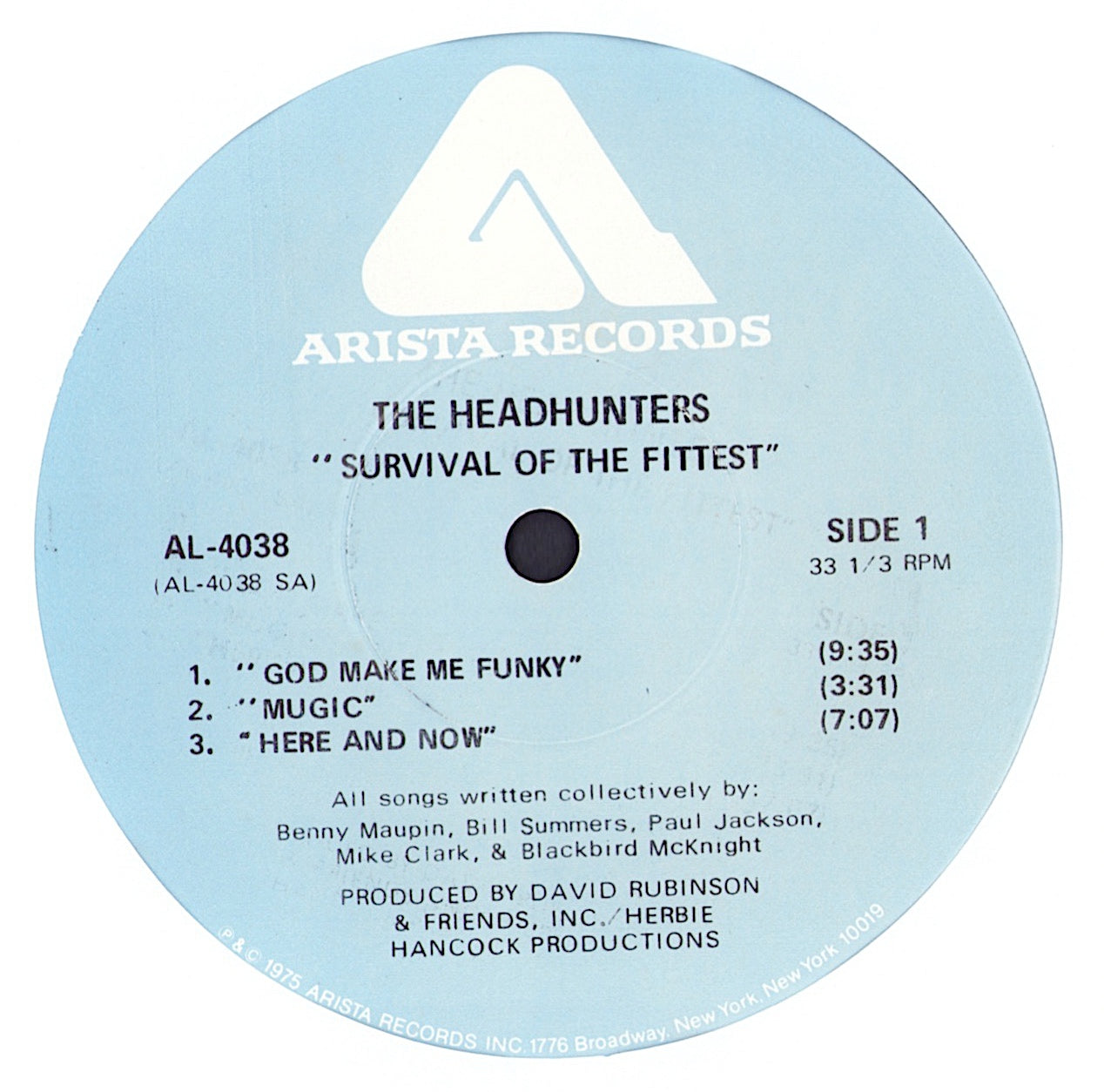 The Headhunters - Survival Of The Fittest Vinyl LP