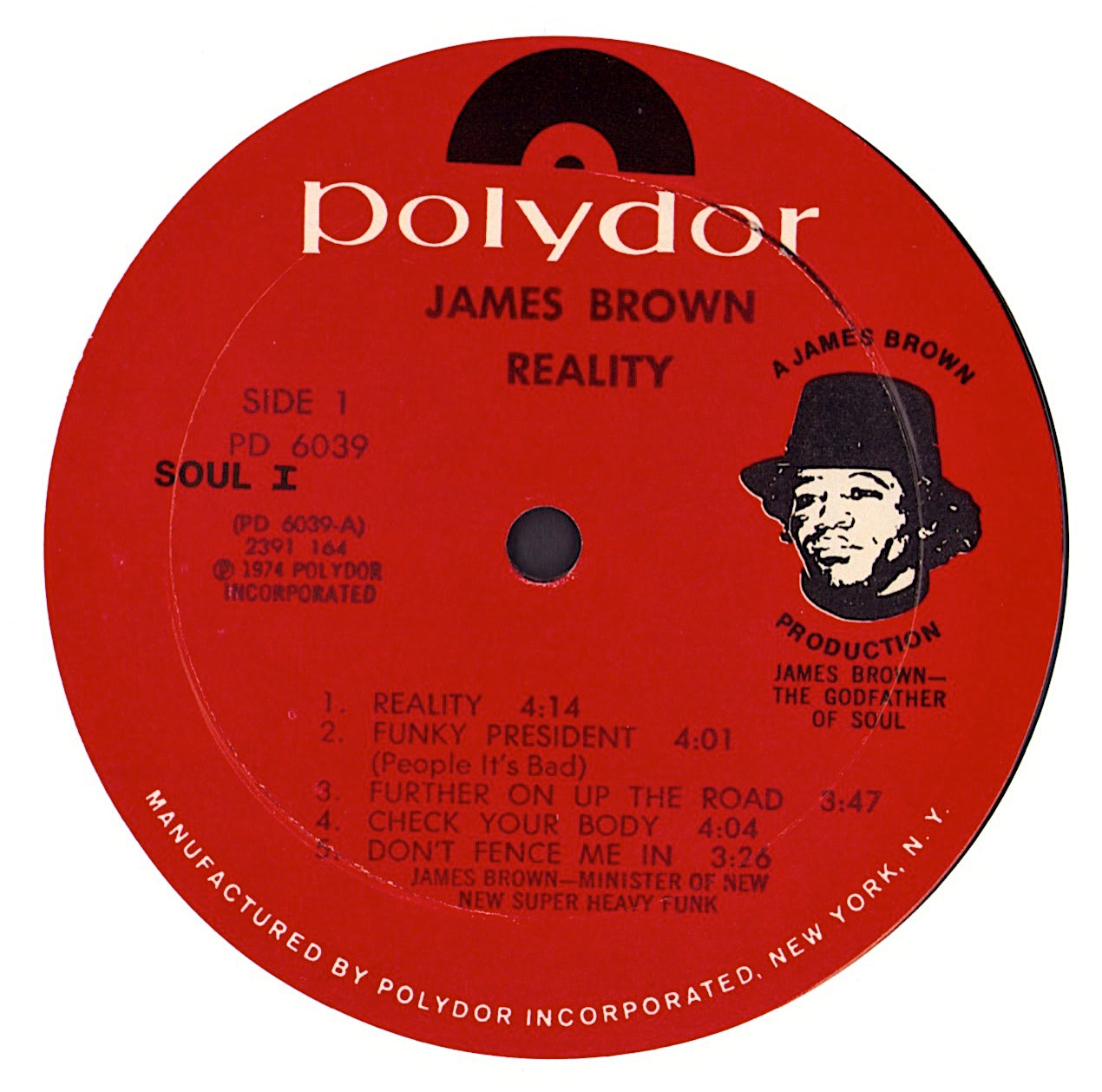 James Brown – Reality Vinyl LP