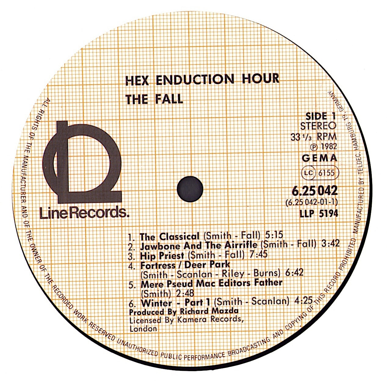 The Fall - Hex Enduction Hour Vinyl LP