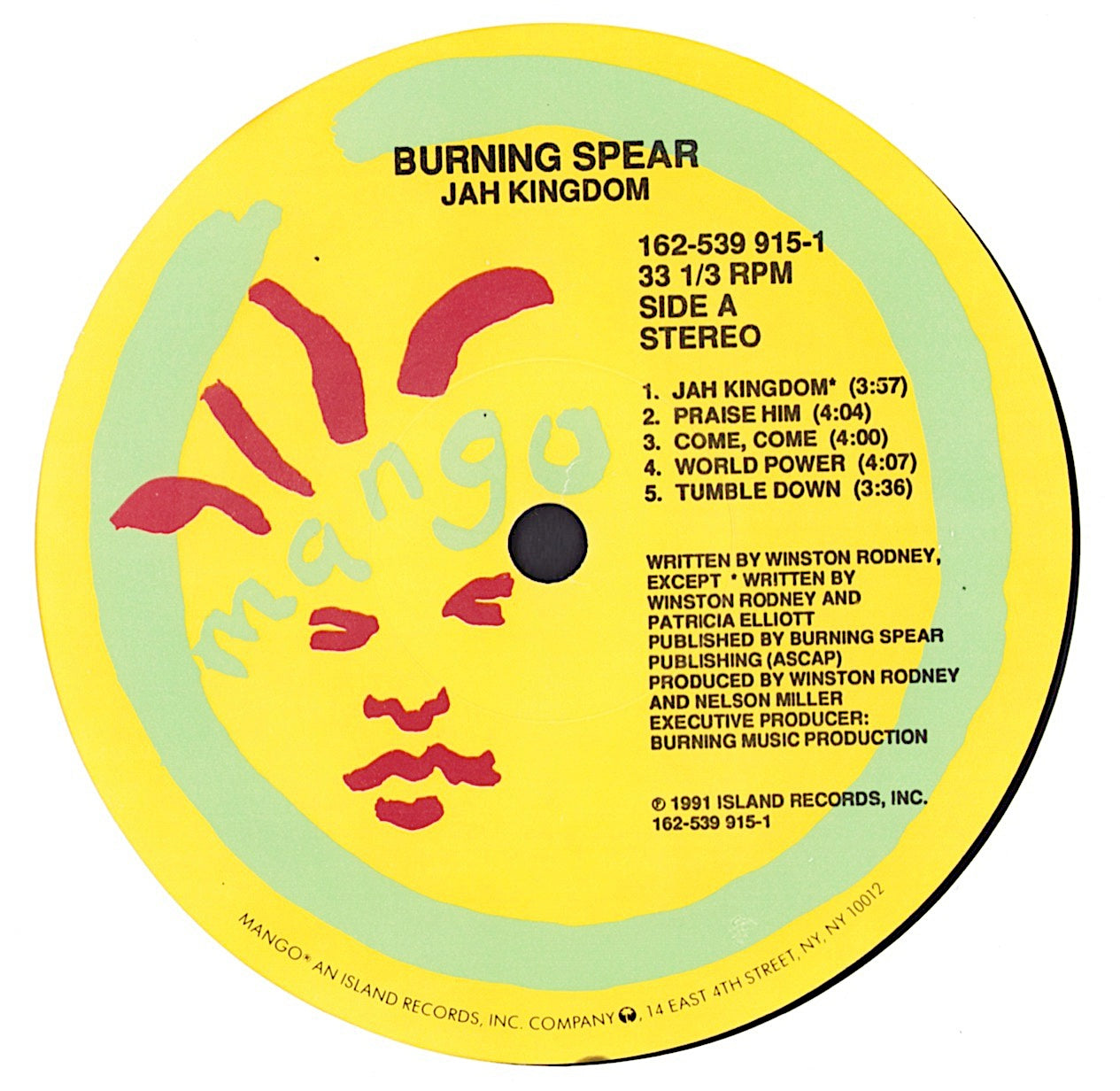 Burning Spear - Jah Kingdom Vinyl LP