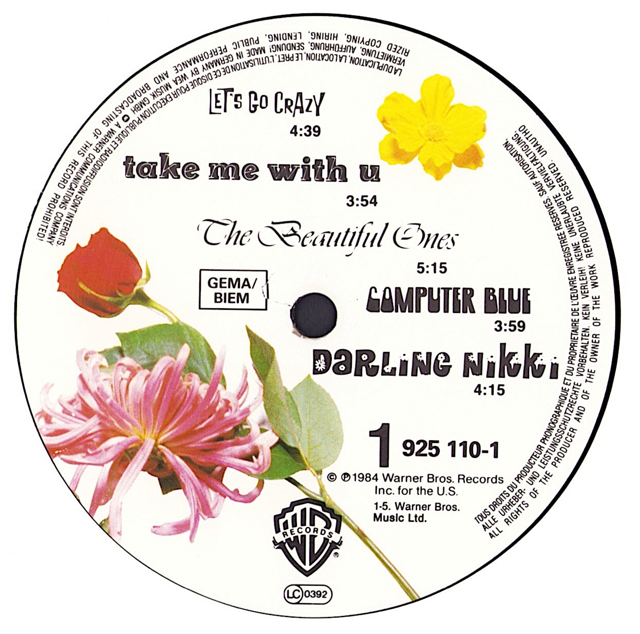 Prince And The Revolution - Purple Rain Vinyl LP