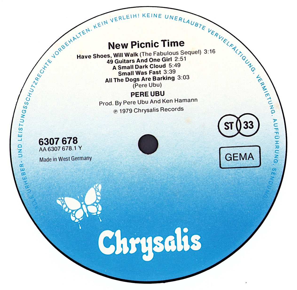 Pere Ubu - New Picnic Time Vinyl LP