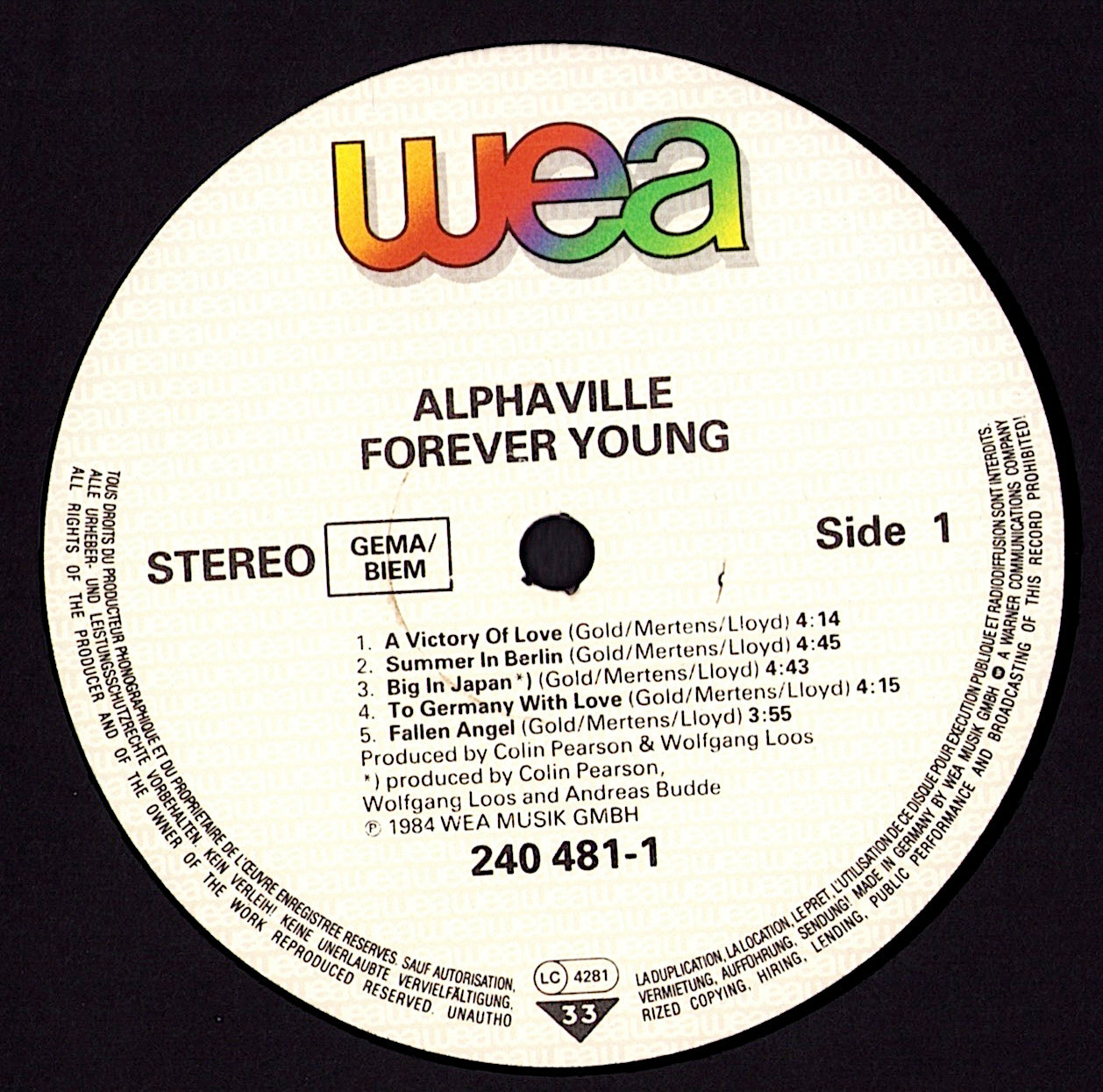 Alphaville - Forever Young Vinyl LP