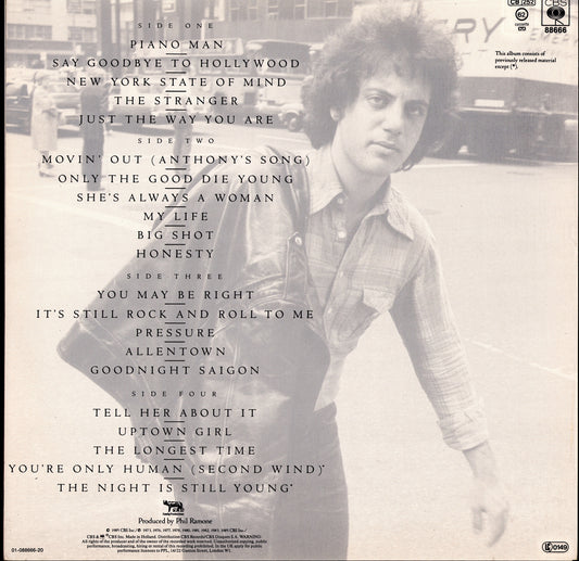 Billy Joel – Greatest Hits Volume I & Volume II Vinyl 2LP Kopie