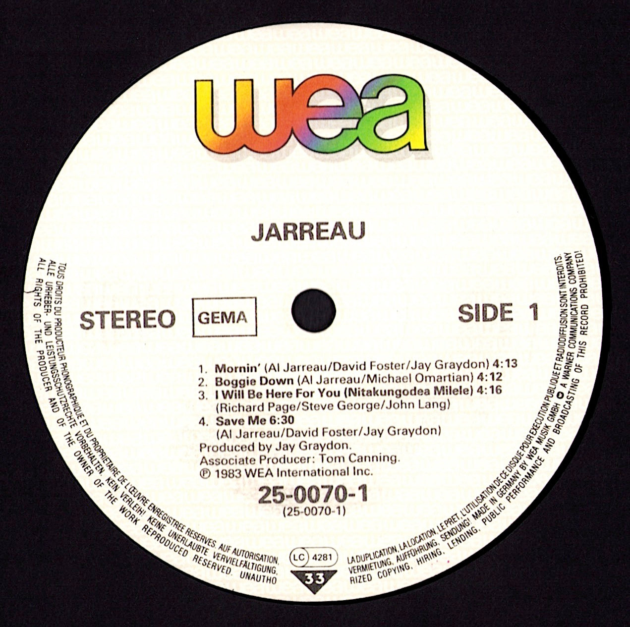 Al Jarreau – Jarreau (Vinyl LP)