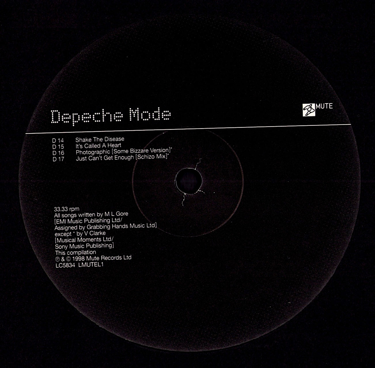 Depeche Mode – The Singles 81>85 Vinyl 2LP | UK Reissue | 1998