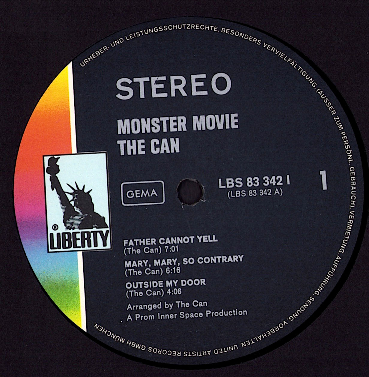 The Can - Monster Movie Vinyl LP Kopie Kopie Kopie