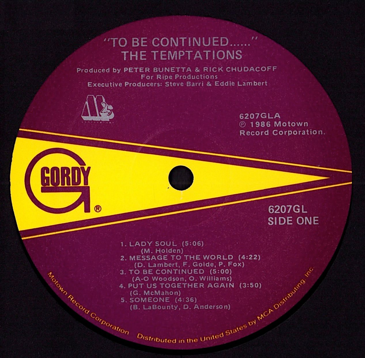 The Temptations - Truly For You Vinyl LP Kopie