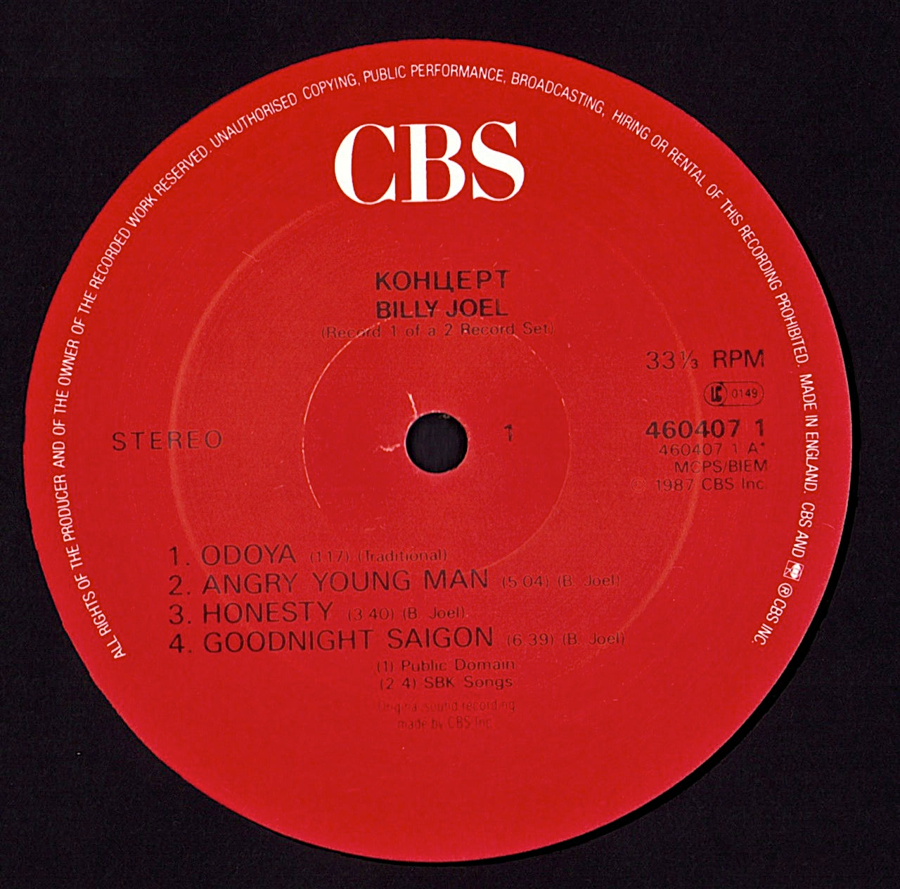 Billy Joel - Концерт Vinyl 2LP Kopie