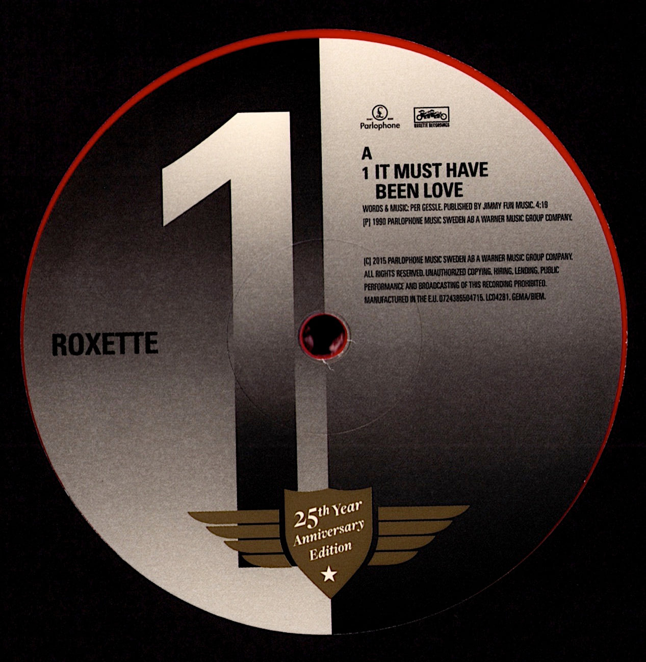Roxette – I Call Your Name Red Vinyl 10", Limited Edition, 2015