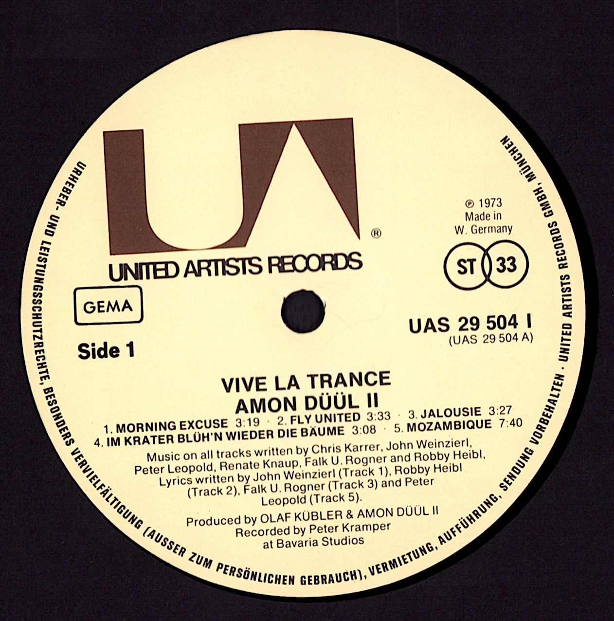 Amon Düül 2 – Vive La Trance (Vinyl LP)