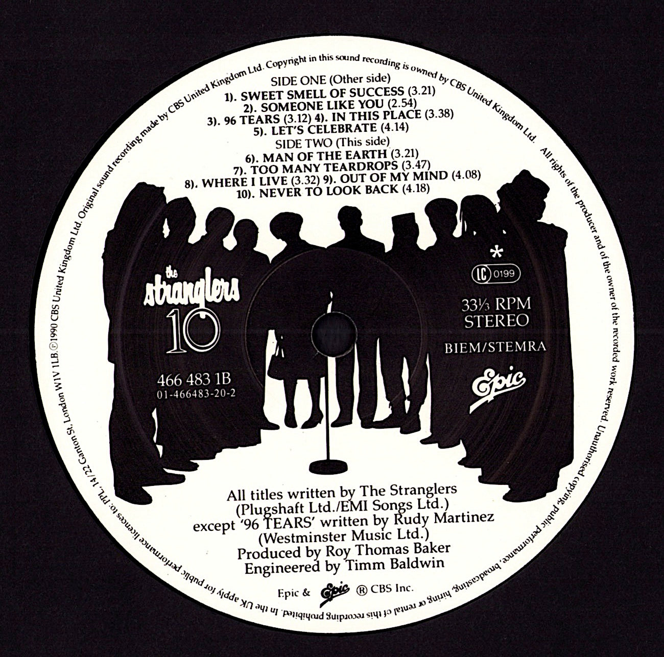 The Stranglers - Aural Sculpture Vinyl LP Kopie Kopie