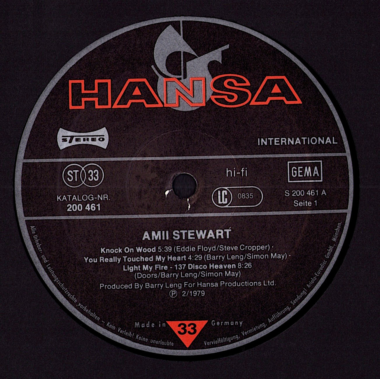 La Bionda – La Bionda Vinyl LP Kopie