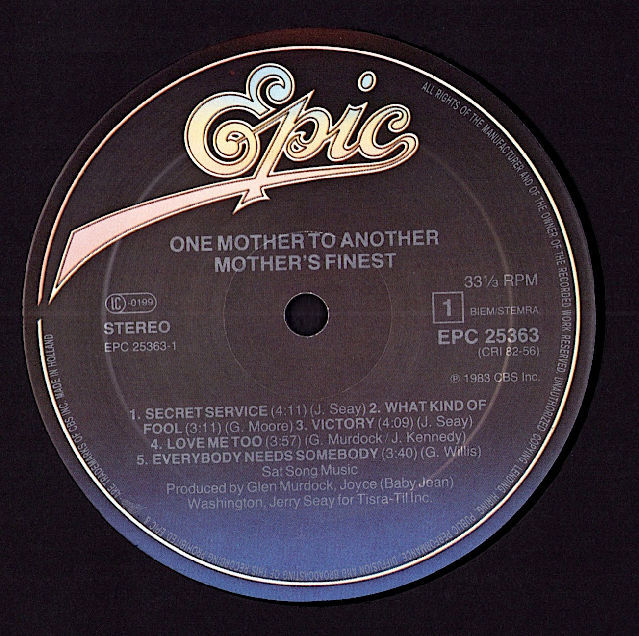 Mother's Finest - Mother's Finest Live Vinyl LP Kopie