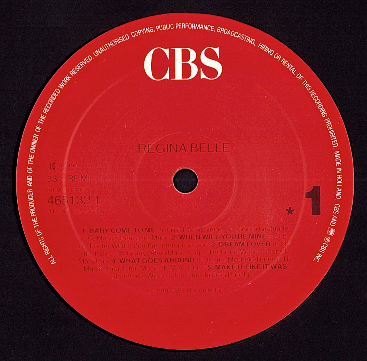 Regina Belle – Stay With Me Vinyl LP | DE Original | 1990