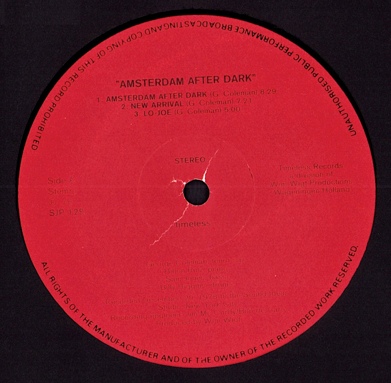 George Coleman – Amsterdam After Dark (Vinyl LP | NL Original | 1979)