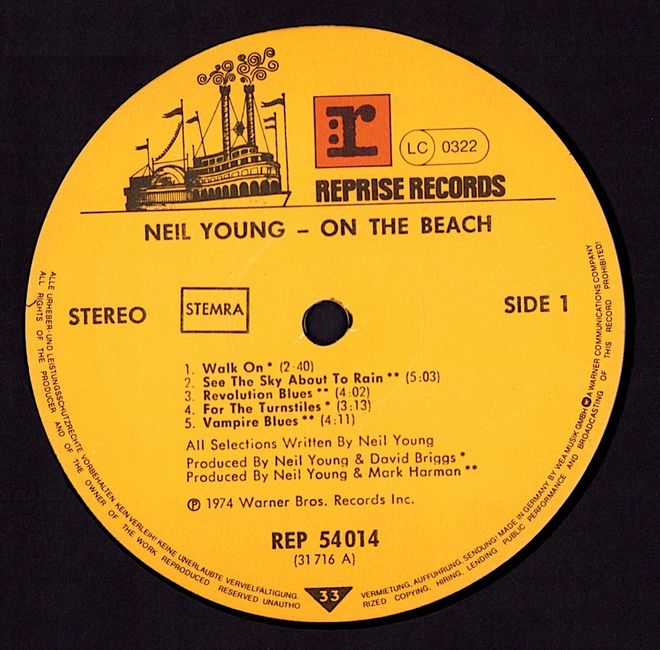 Neil Young - Neil Young Vinyl LP