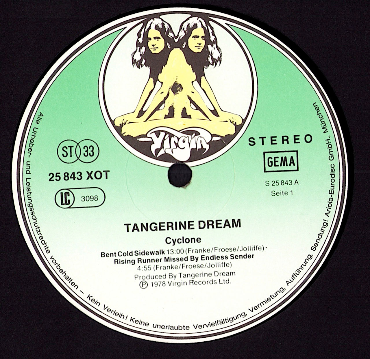 Tangerine Dream – Stratosfear Vinyl LP Kopie Kopie