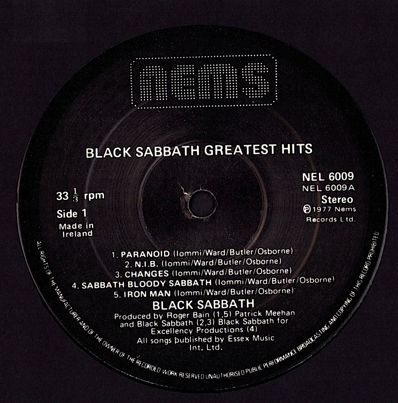 Black Sabbath - Greatest Hits (Vinyl LP)