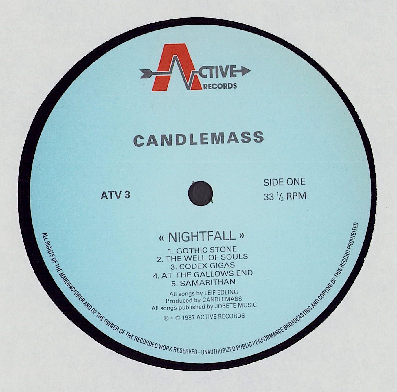 Candlemass - Nightfall Vinyl LP