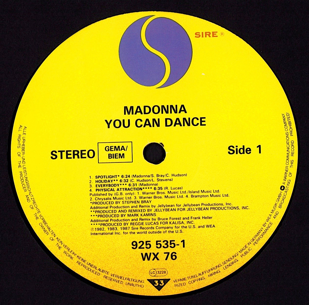 Madonna - You can Dance Vinyl LP Kopie