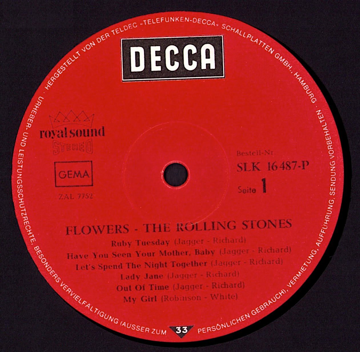 The Rolling Stones - Flowers Vinyl LP