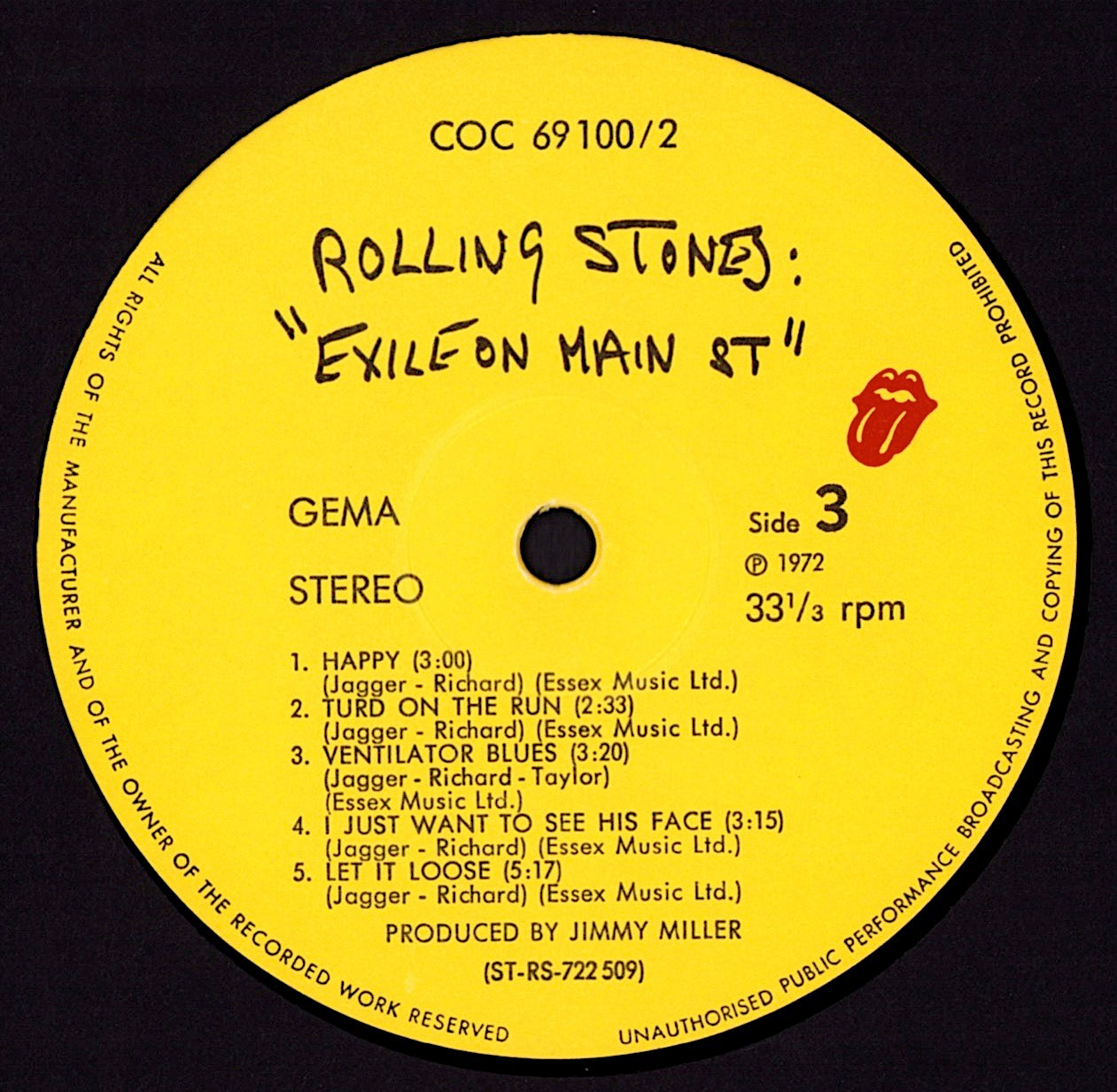 Rolling Stones - Exile On Main St (Vinyl 2LP)