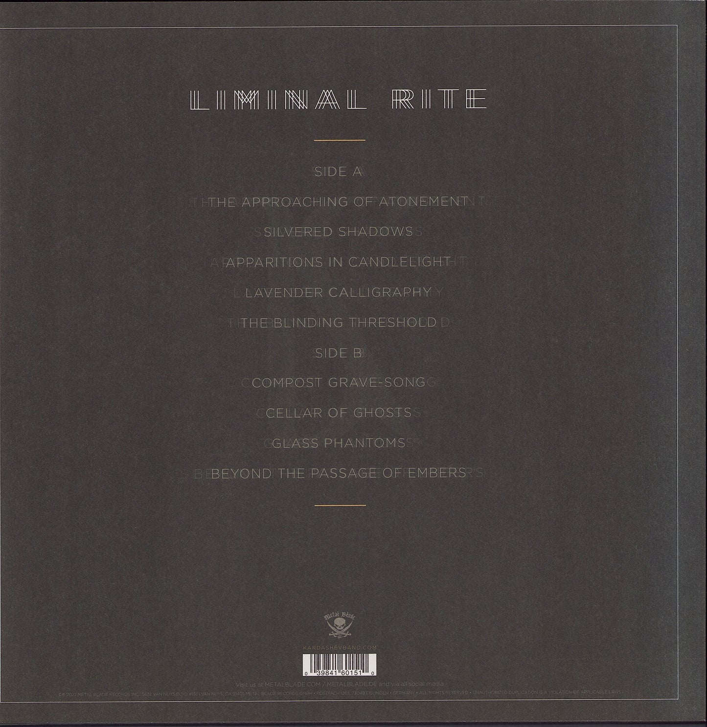 Kardashev - Liminal Rite Red Marbled Vinyl LP Limited Edition