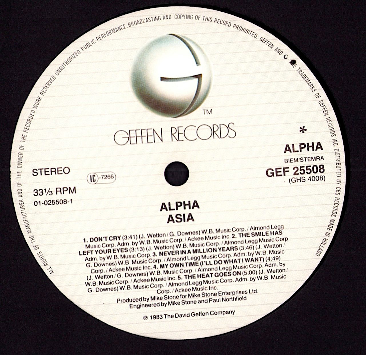 Asia - Asia Vinyl LP Kopie