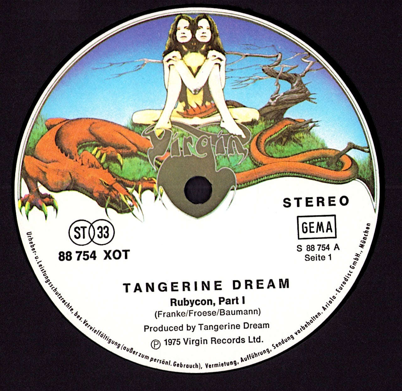 Tangerine Dream - Rubycon Vinyl LP Kopie