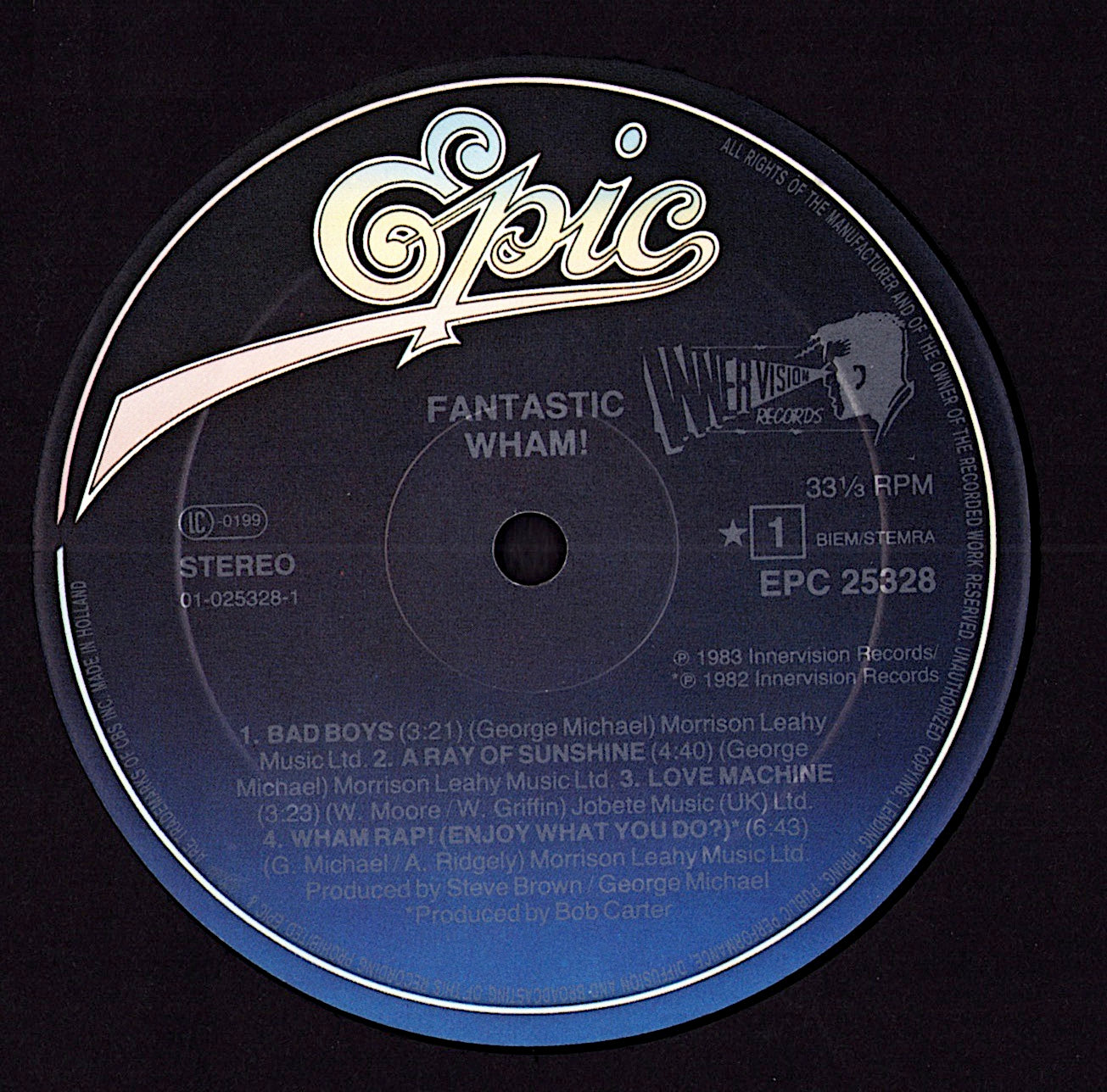 Wham! - Fantastic Vinyl LP