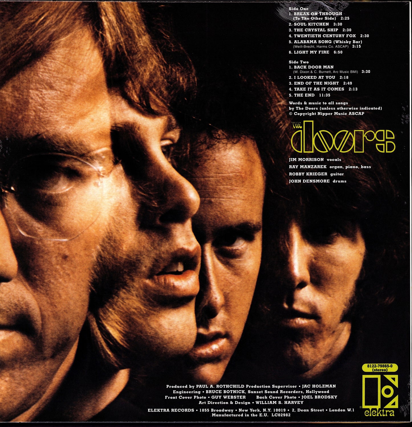 The Doors – The Doors Vinyl LP, 180g, EU Reissue 2009