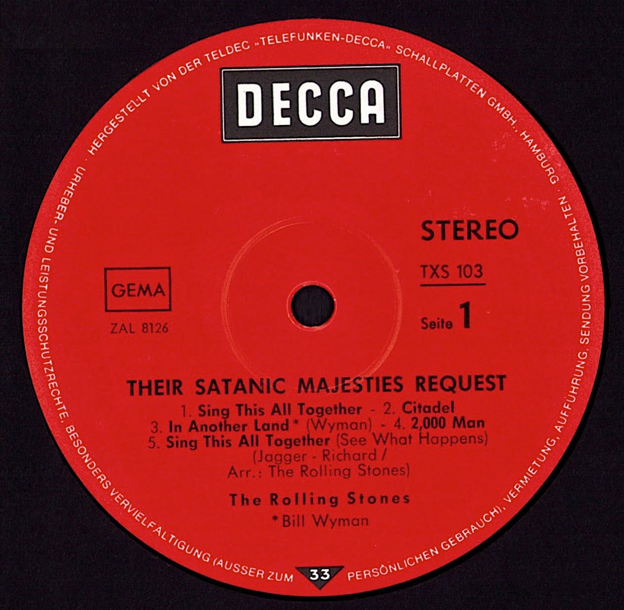 The Rolling Stones - Their Satanic Majesties Request Vinyl LP
