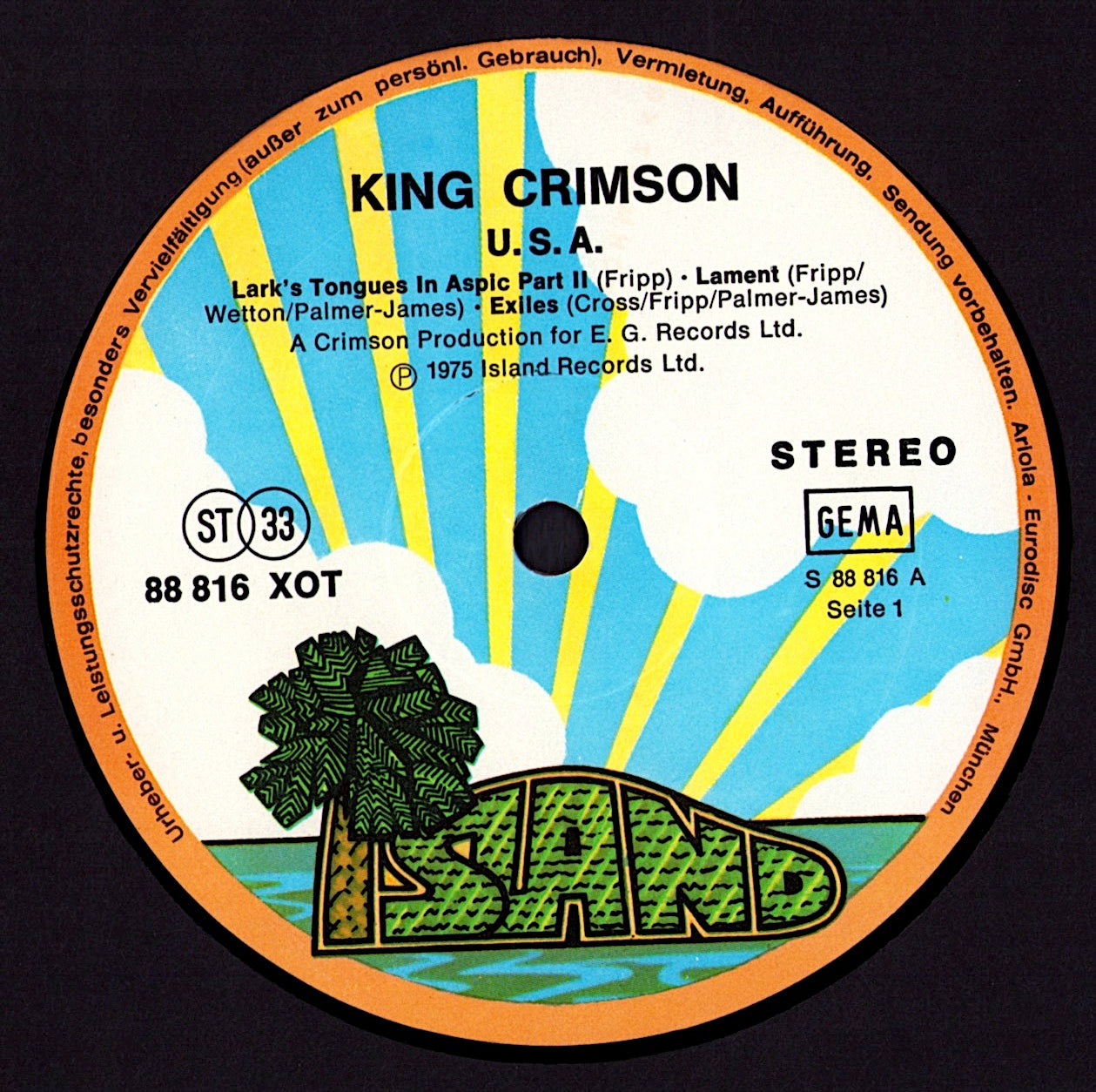 King Crimson - Lizard Vinyl LP Kopie Kopie Kopie Kopie Kopie