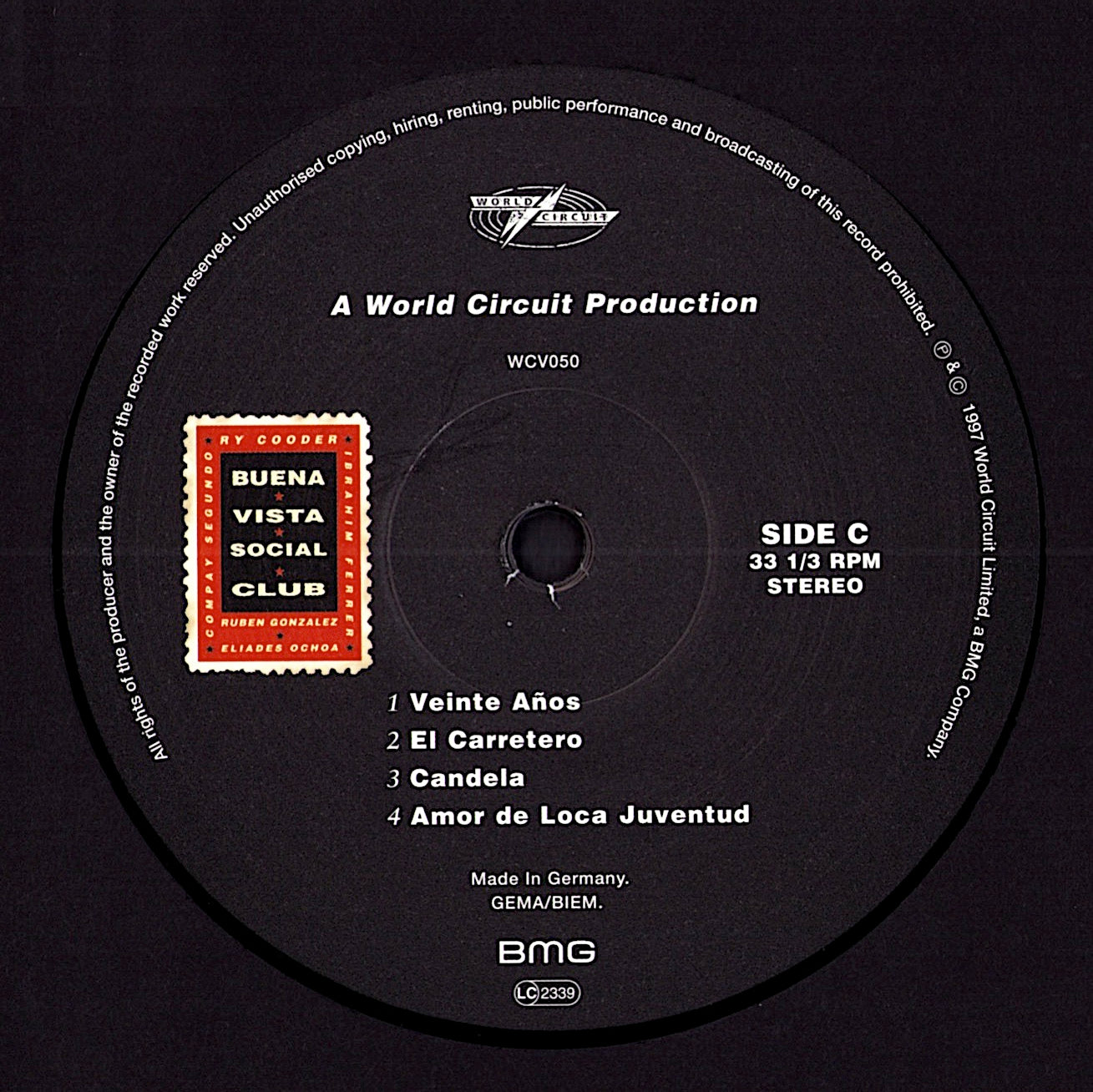 Buena Vista Social Club – Buena Vista Social Club Vinyl 2LP