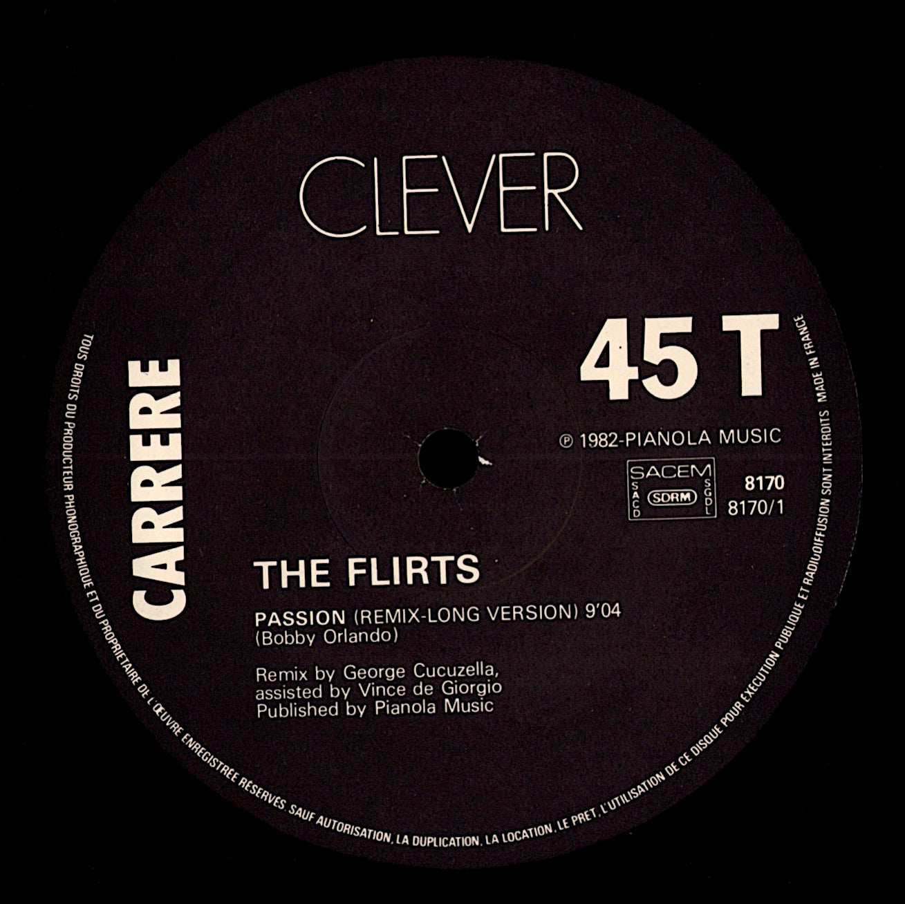 The Flirts - Helpless You Took My Love Extended Version Vinyl 12" Maxi-Single Kopie