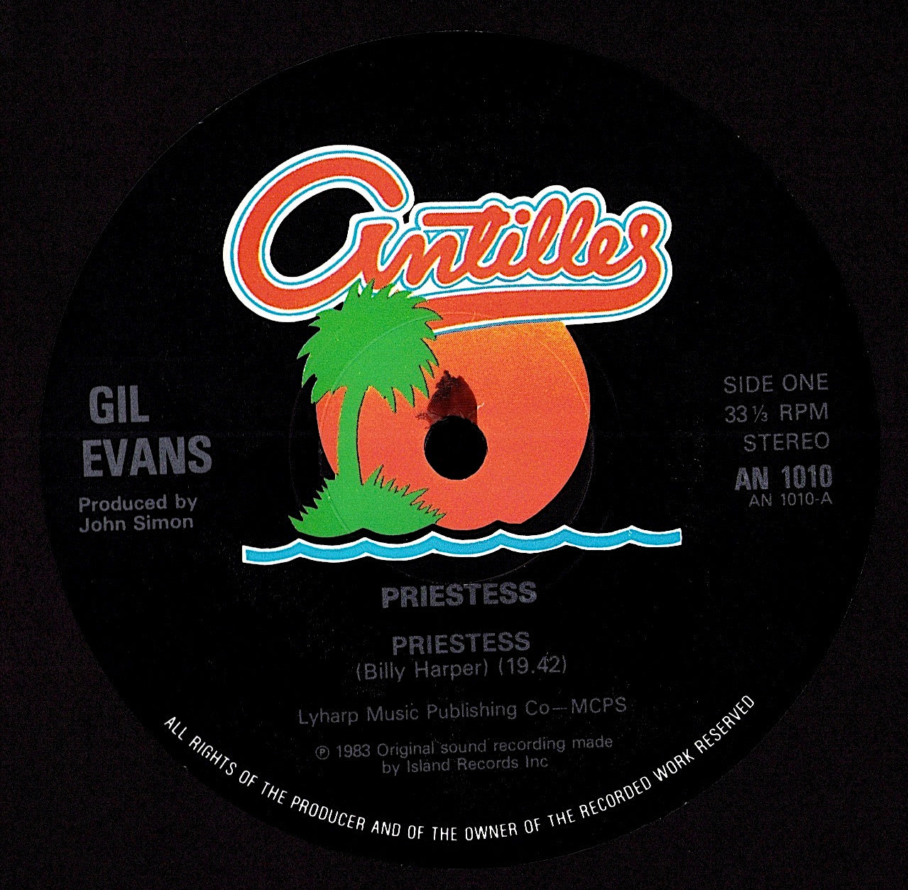 Gil Evans – Priestess Vinyl LP | US Original | 1983