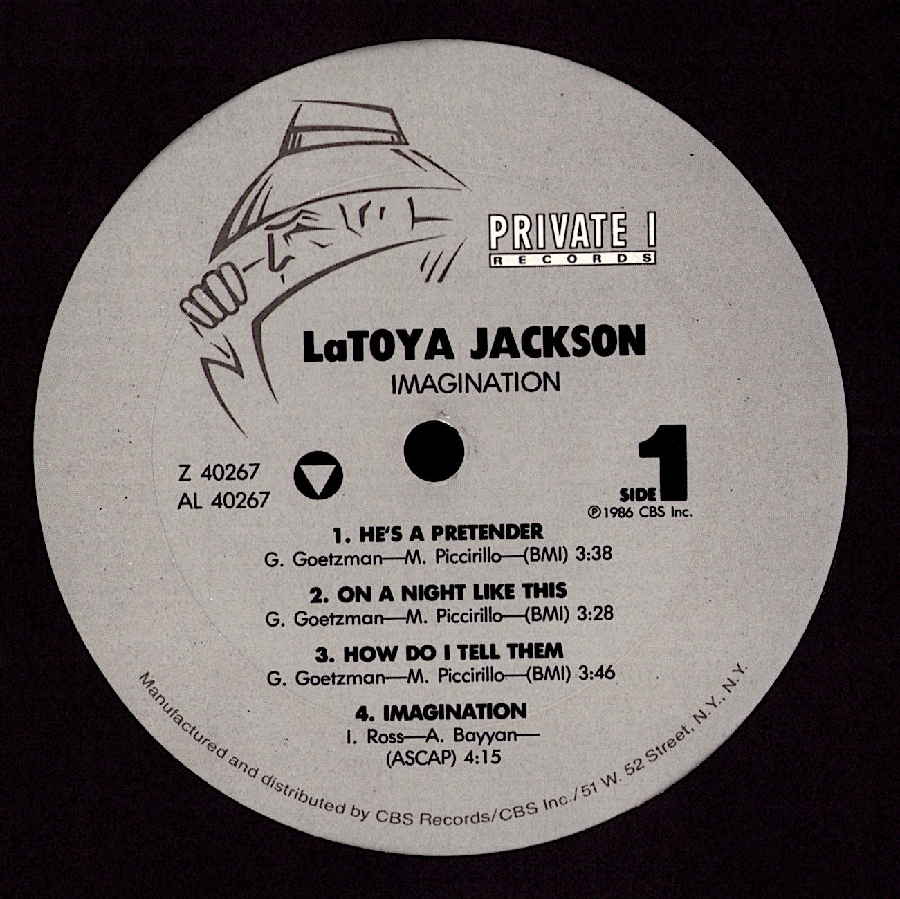 La Toya Jackson – Imagination Vinyl LP | US Original | 1986