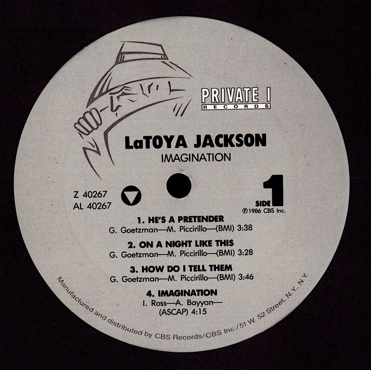 La Toya Jackson – Imagination Vinyl LP | US Original | 1986