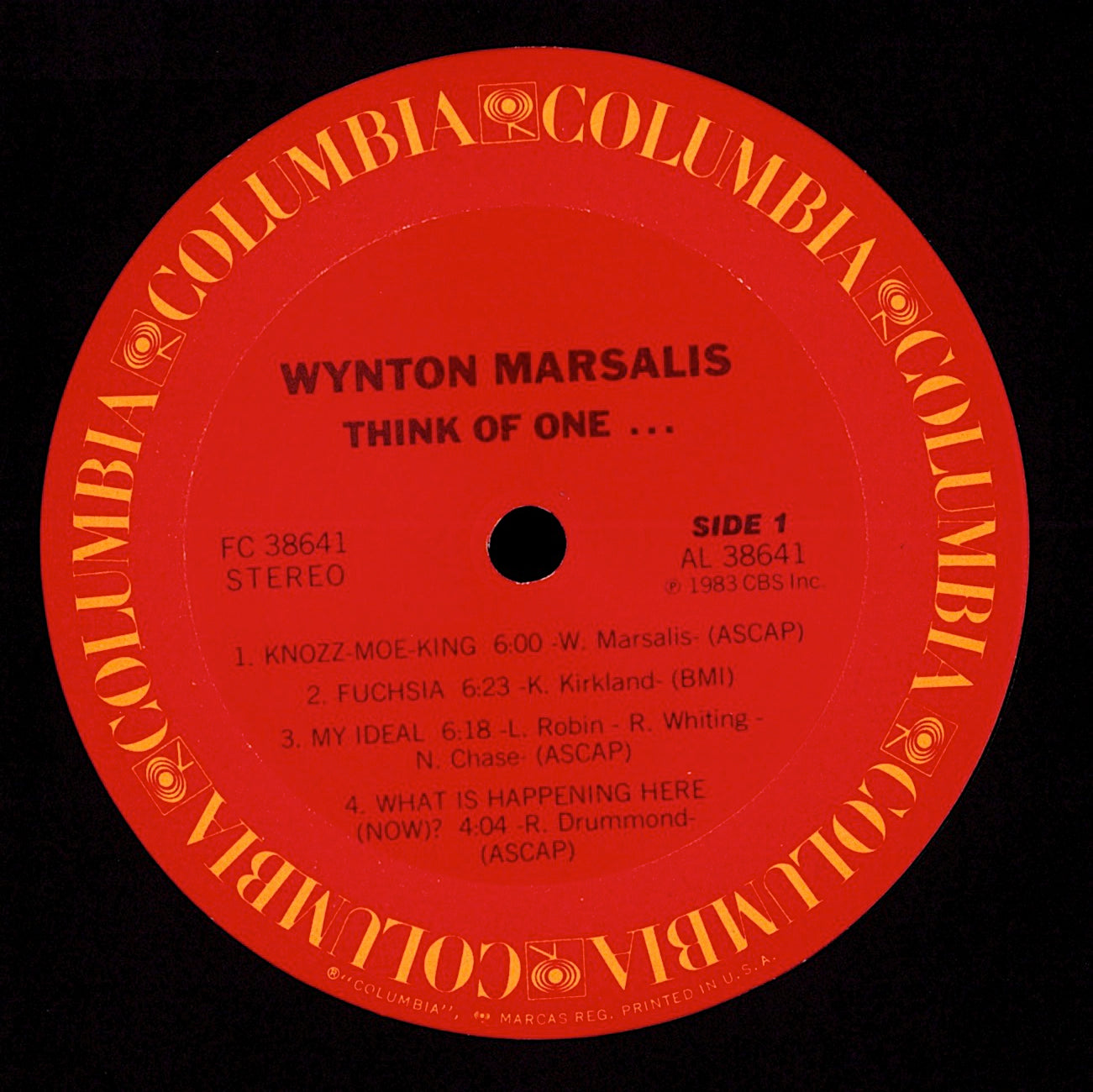 Wynton Marsalis – Think Of One (Vinyl LP | US Original | 1983)